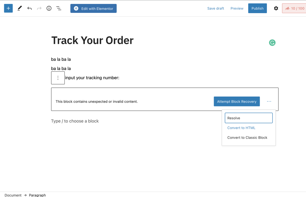 WordPress如何添加Tracking Your Order