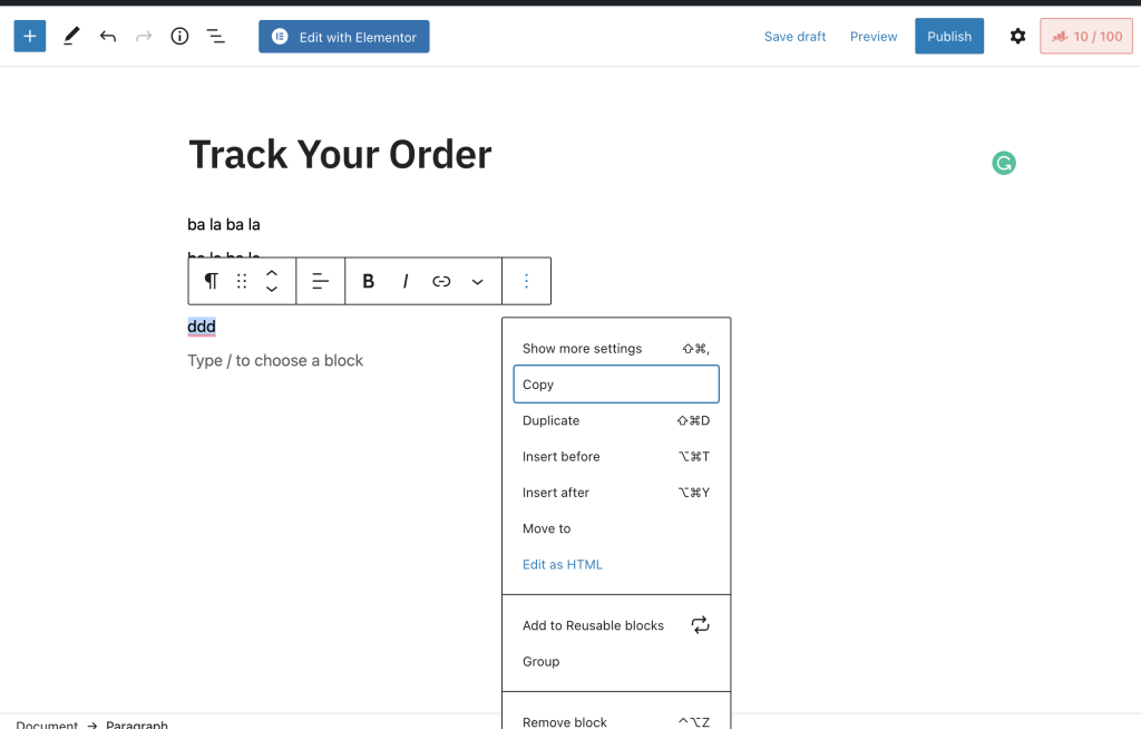 WordPress如何添加Tracking Your Order