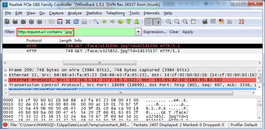 手机数据抓包以及wireshark使用技巧