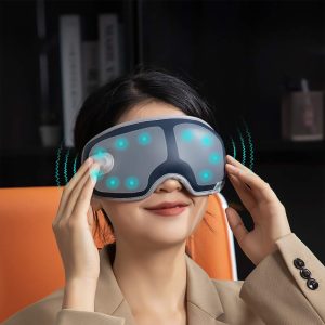 シリコン製アイマッサージャー E13｜眼精疲労を緩和する振動付き快眠アイマスク